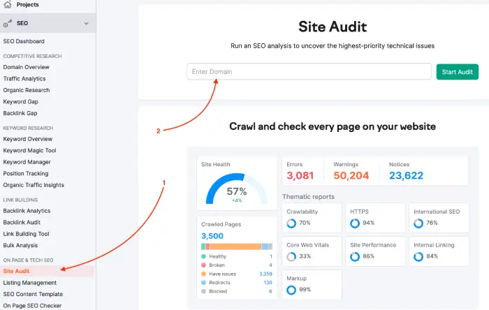 SEO Site Audit